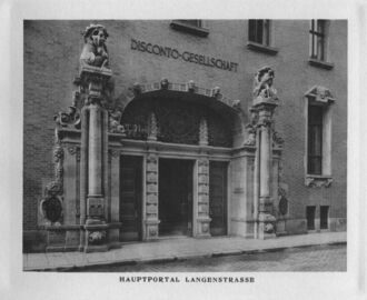3. historisches Bild von Disconto-Bank & Passage - Kontorhaus am Markt