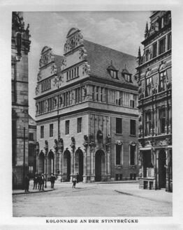 4. historisches Bild von Disconto-Bank & Passage - Kontorhaus am Markt