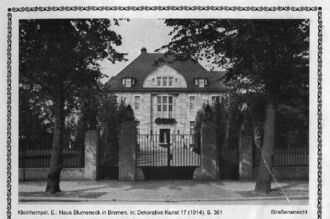 1. historisches Bild von Haus Blumeneck & Villa Biermann & Lyzeum Vietor & Kippenberg Gymnasium