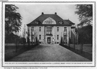 3. historisches Bild von Haus Blumeneck & Villa Biermann & Lyzeum Vietor & Kippenberg Gymnasium