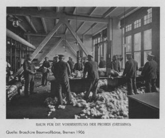 17. historisches Bild von Baumwollbörse