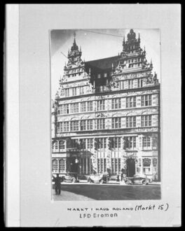 3. historisches Bild von Bankhaus Neelmeyer & Wilckens'sches Haus & Bremische Hypothekenbank & Patzenhofer am Markt & Zum Roland