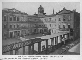 2. historisches Bild von Hauptschule & Oberrealschule & Altes Gymnasium & Hochschule für Künste