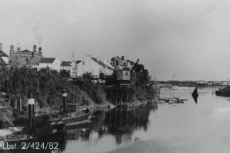 3. historisches Bild von Wasserturm auf dem Werder