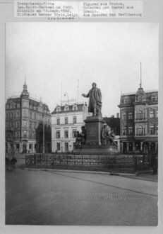 1. historisches Bild von Bürgermeister-Smidt-Denkmal